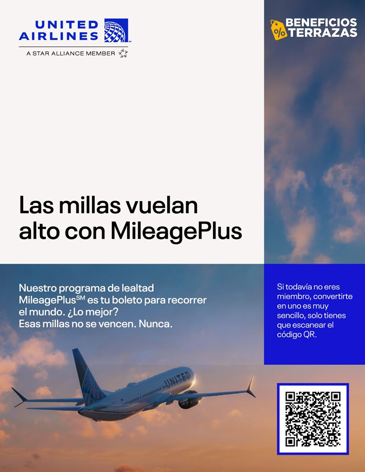 ✈️BENEFICIOS TERRAZAS: ¡UN BENEFICIO QUE TE LLEVA MÁS LEJOS!