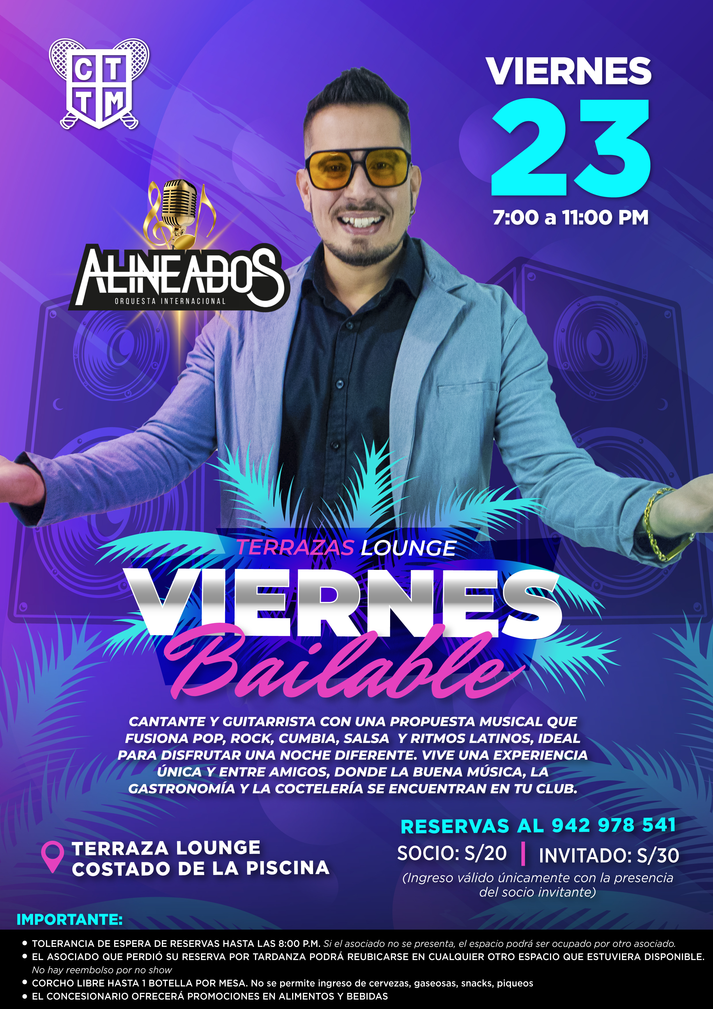 ✨TERRAZA LOUNGE - VIERNES BAILABLE 💃🕺🎶