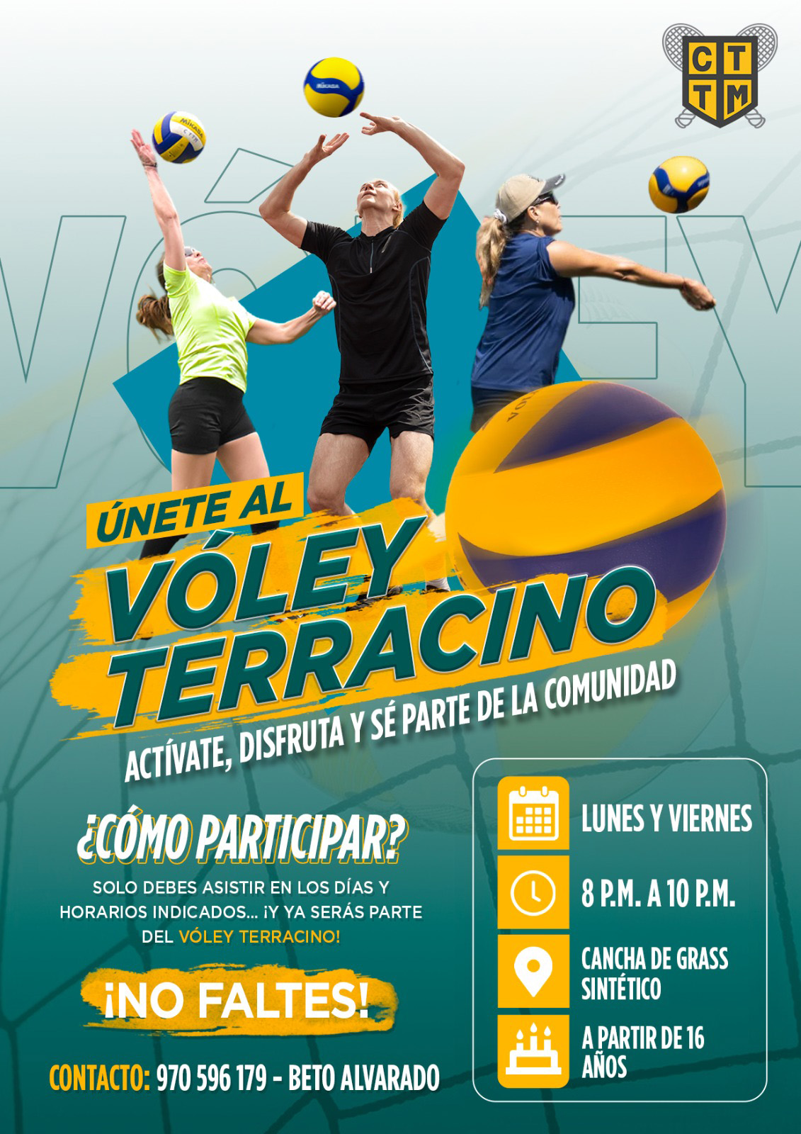 🏐🔥 ÚNETE AL VOLEY TERRACINO 💪✨