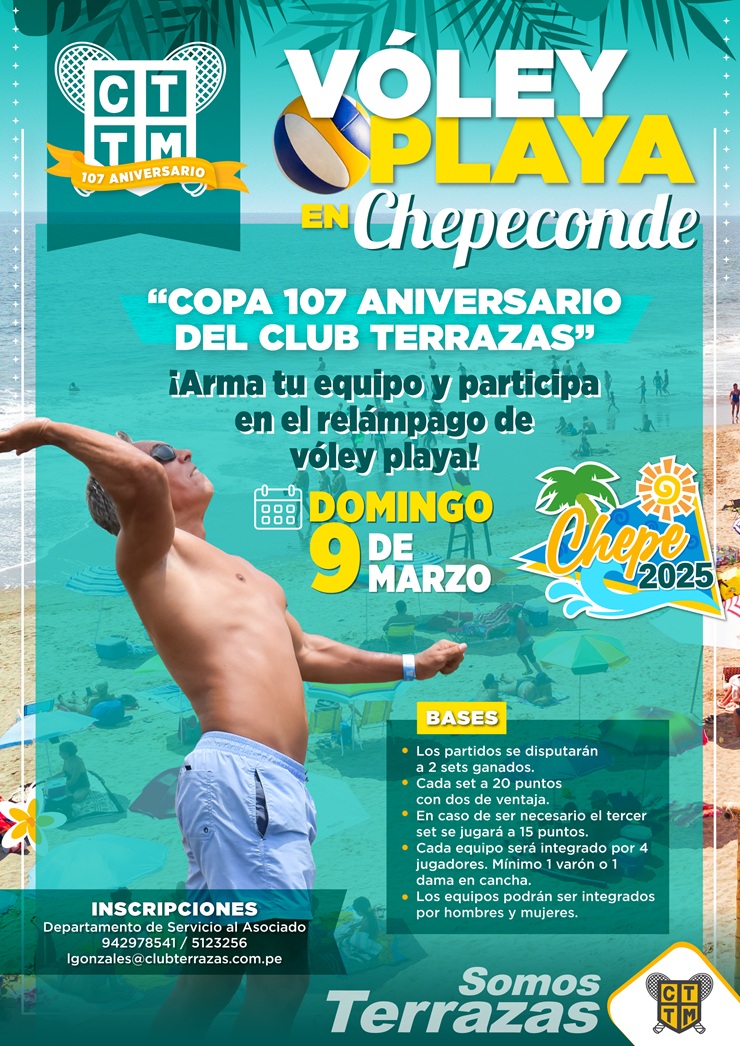 🏖️🏐VÓLEY PLAYA EN CHEPECONDE “COPA 107° ANIVERSARIO DEL CLUB TERRAZAS” 🎉🎾