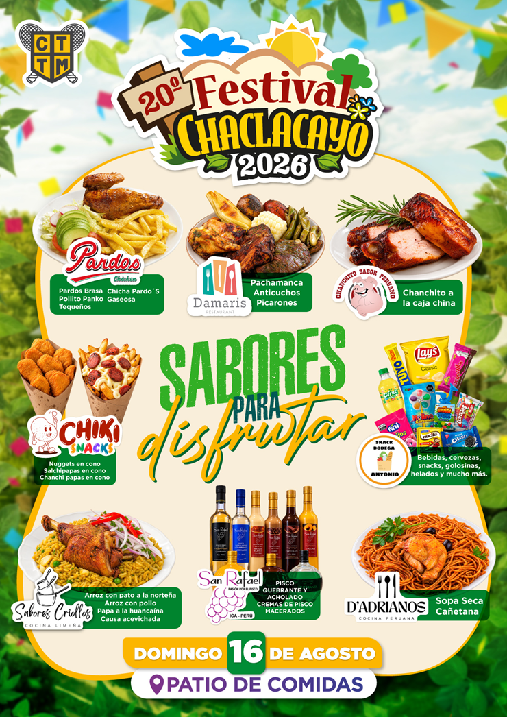  🎊 20.º FESTIVAL CHACLACAYO 2026 ☀️🎶